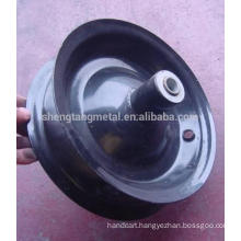 high quality wheelbarrow wheel steel rim